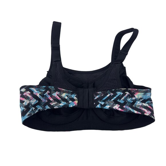 Glamorise Womens Plus Size 36C MagicLift Adjustable Support Sport Bra Multicolor - Picture 11 of 15